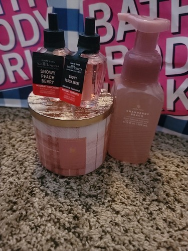 Bath body works peach set - works,