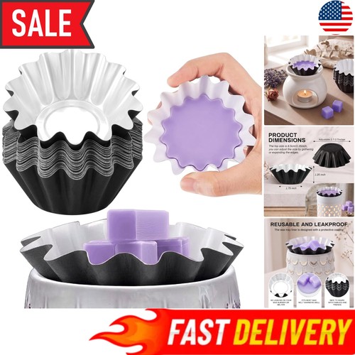 Luxury black wax melt - melt, liners