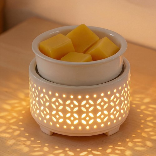 Ceramic wax melt warmer with - melt,