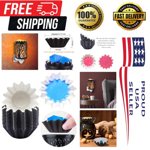 Leakproof black wax tray - 25,
