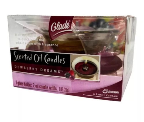 Glade scented oil candles - glade,