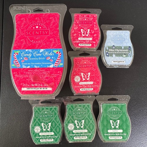 Scentsy holiday wax melt lot - scentsy,